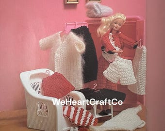 Crochet Pattern Fashion Doll Clothes Amigurumi Pattern PDF Download Beginner Friendly US Terminology