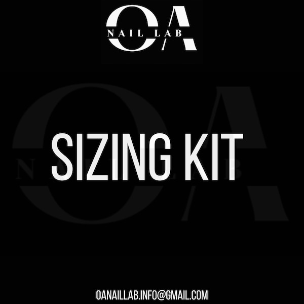 OANAILLAB Press on nail sizing kit, All nail shapes available