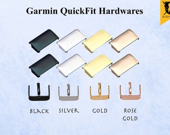 Garmin Watch Adapter, Garmin QuickFit Metal Connector for All models Easy Fit Buckle Connector 20mm 22mm 26mm