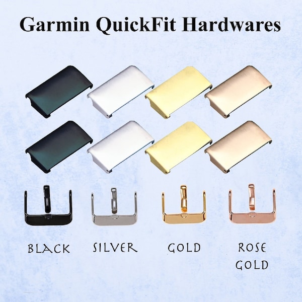 Garmin Watch Adapter, Garmin QuickFit Metal Connector for All models Easy Fit Buckle Connector 20mm 22mm 26mm