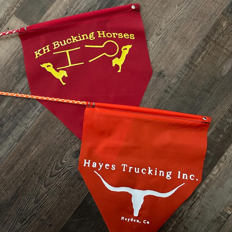 custom livestock sorting flags
