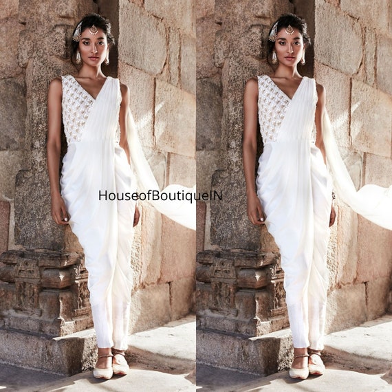 Pant saree dress discount