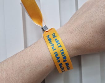 Love Is More Powerful Than Hate – Live Music Concert Inspired Wristband – 2026