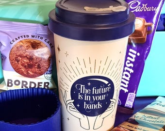 Juego de regalo de taza de viaje de bambú con tapa y funda de silicona para té, café y chocolate caliente