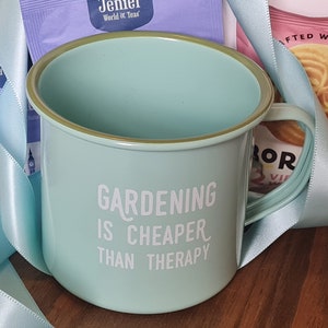 Gardening Enamel Mug Gift Box | Tea Coffee Hot Chocolate