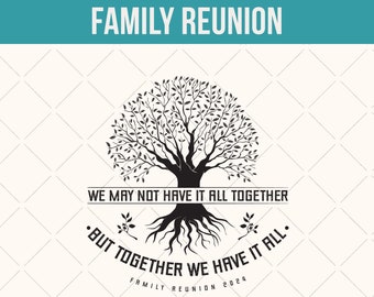 Family Reunion Tree SVG: Custom Shirt Design (Digital Download)