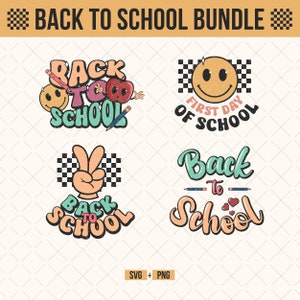Back To School SVG Bundle: T-Shirt Designs, Graphics (Instant Download)