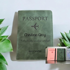 Capas para passaporte de negócios vintage RFID personalizadas, porta-cartões de banco de identificação multifuncional, capa de couro PU, acessórios de viagem