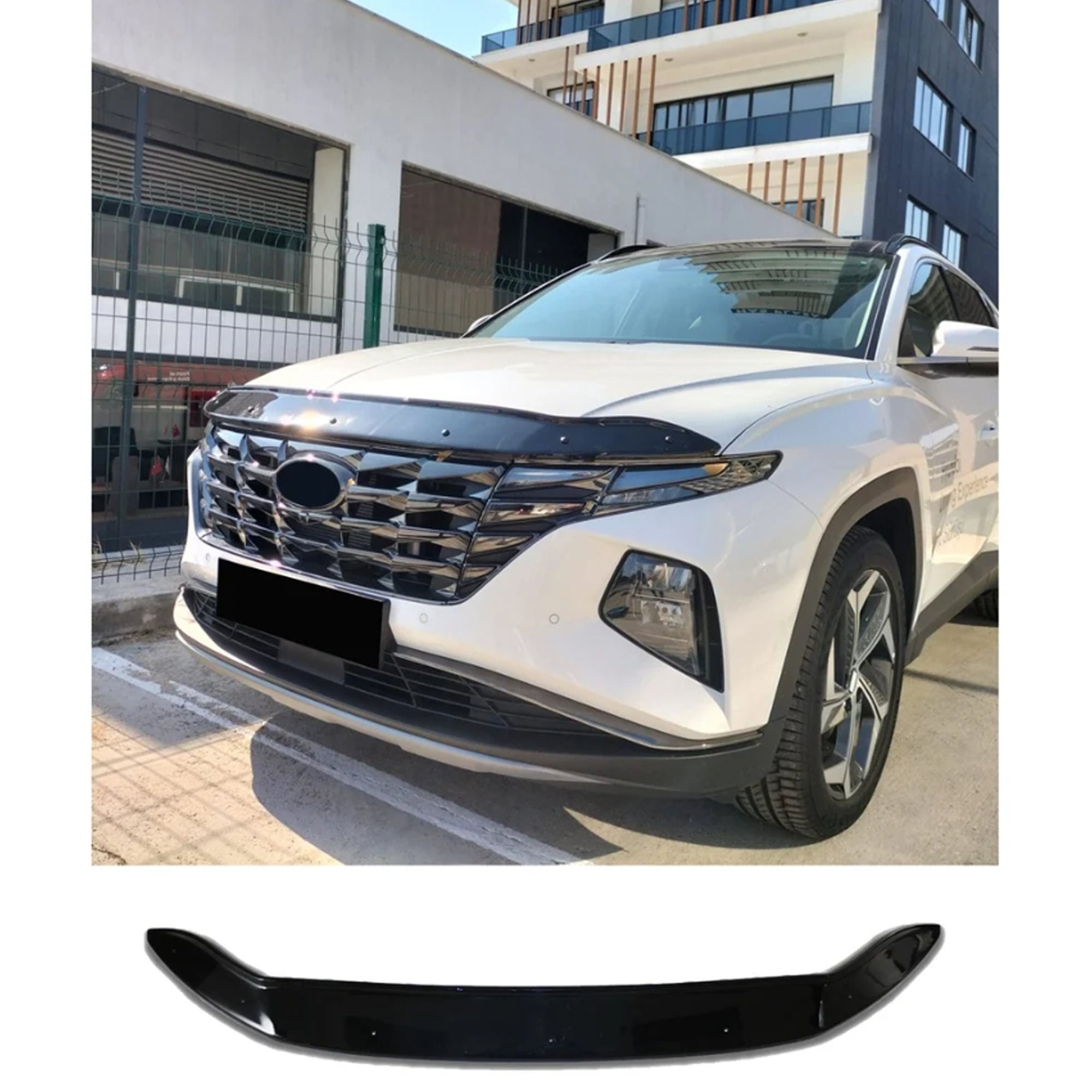 Hyundai Tucson 2022-2024 Matte Back Pillar Post Trim