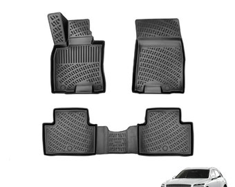 Fits Genesis GV70 2022-2024 Car Rubber Floor Mats Cargo Liner Trunk Mat All Weather High Tech