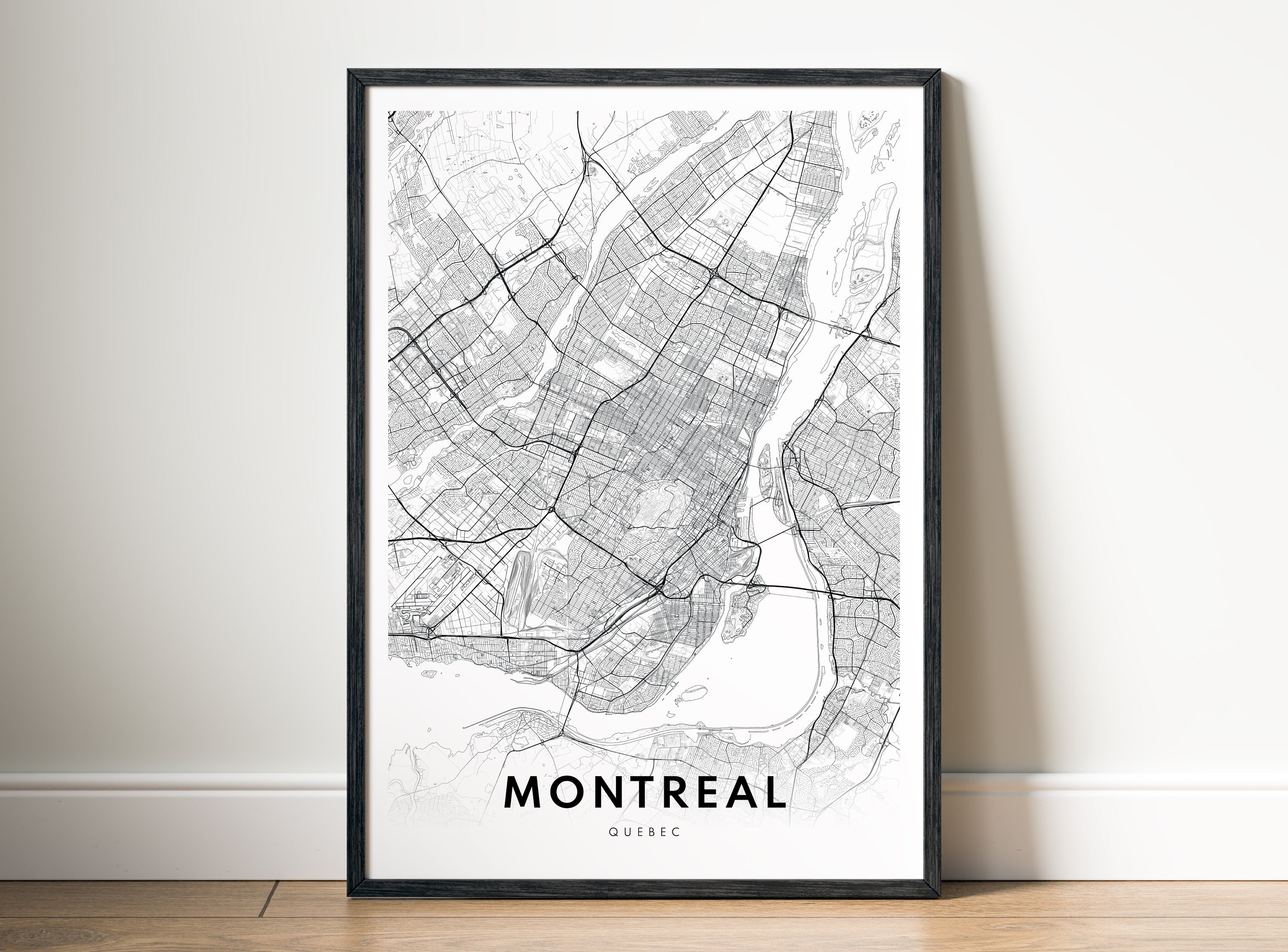 Montreal Map Print, Montreal Map Poster, Download Printable Montreal