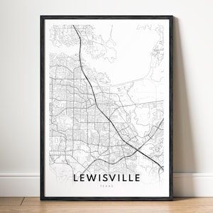 Louisville Map Print Louisville Texas Karte Poster Download Louisville Druckbare Karte Digitale Louisville Schwarzweiß-Karte Louisville Sketch