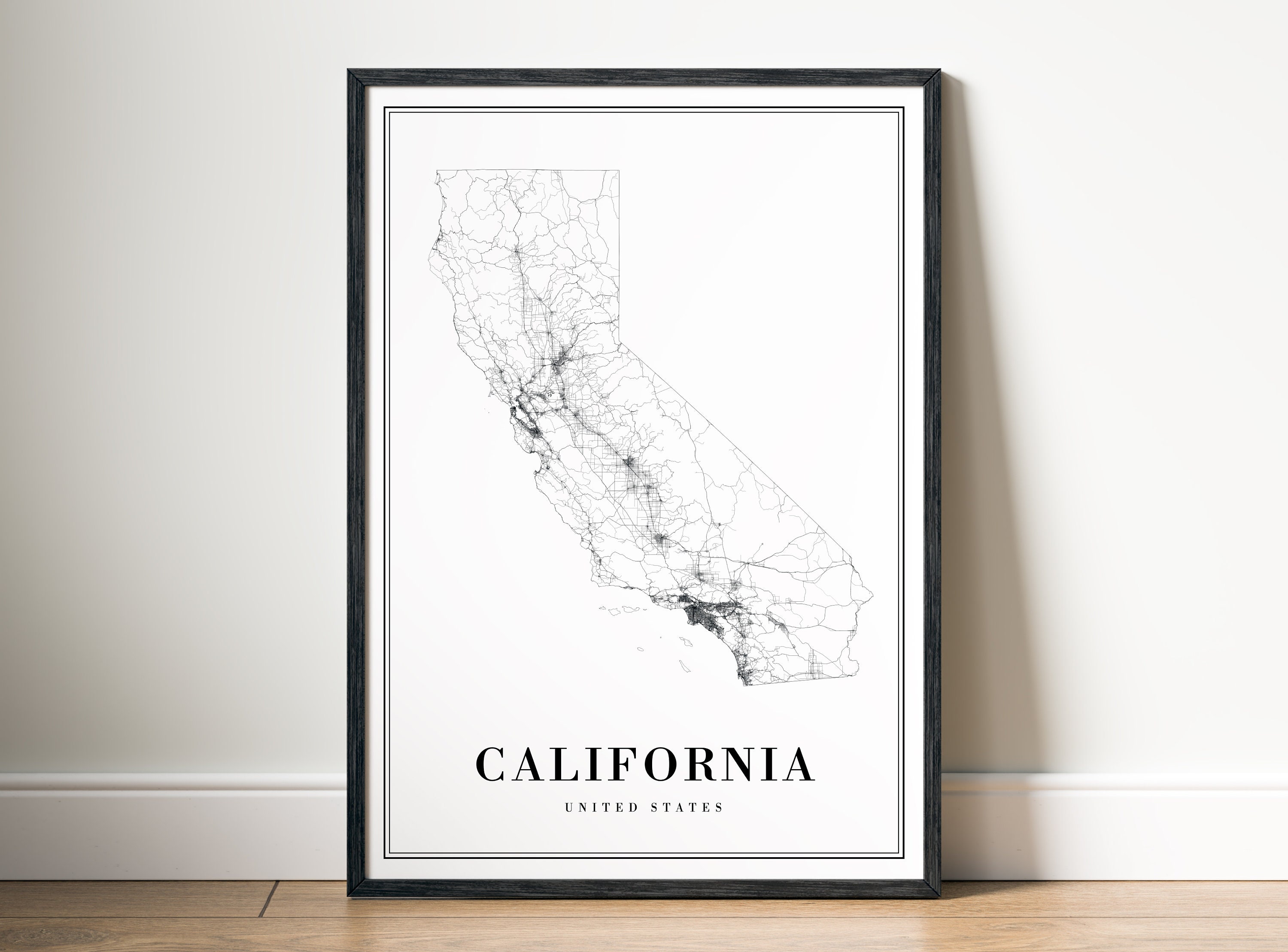 Printable Usa Map With Cities - Etsy, image size:3000x2218