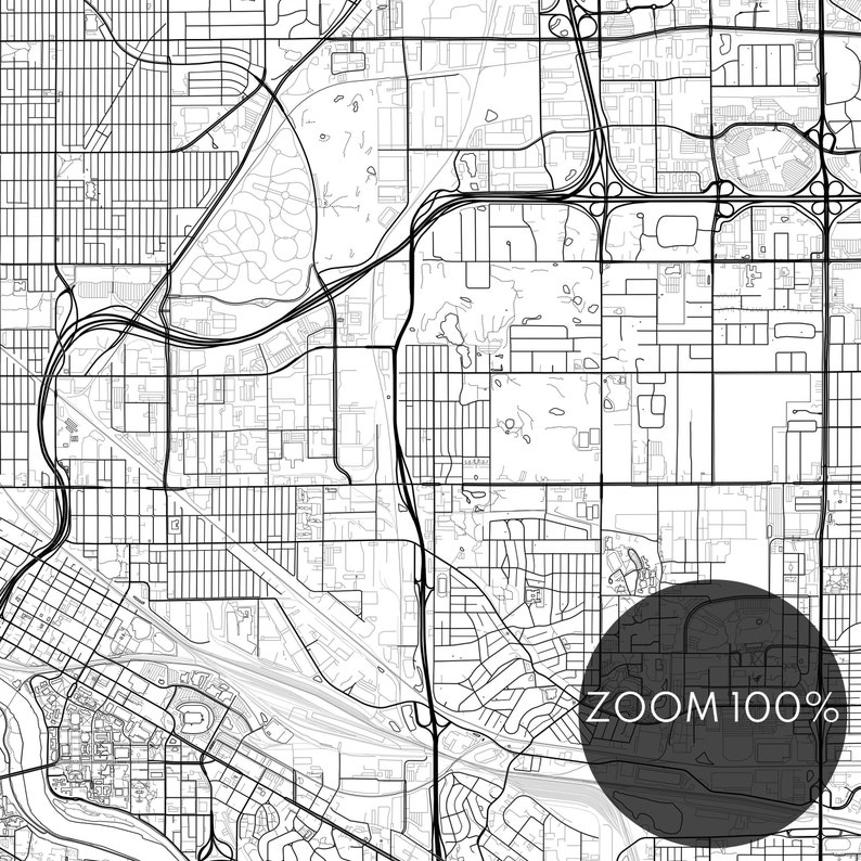 Minneapolis Map Print Minneapolis-Minnesota Poster Download Minneapolis Printable Map Digital Black And White Minneapolis Map Home Print image 8