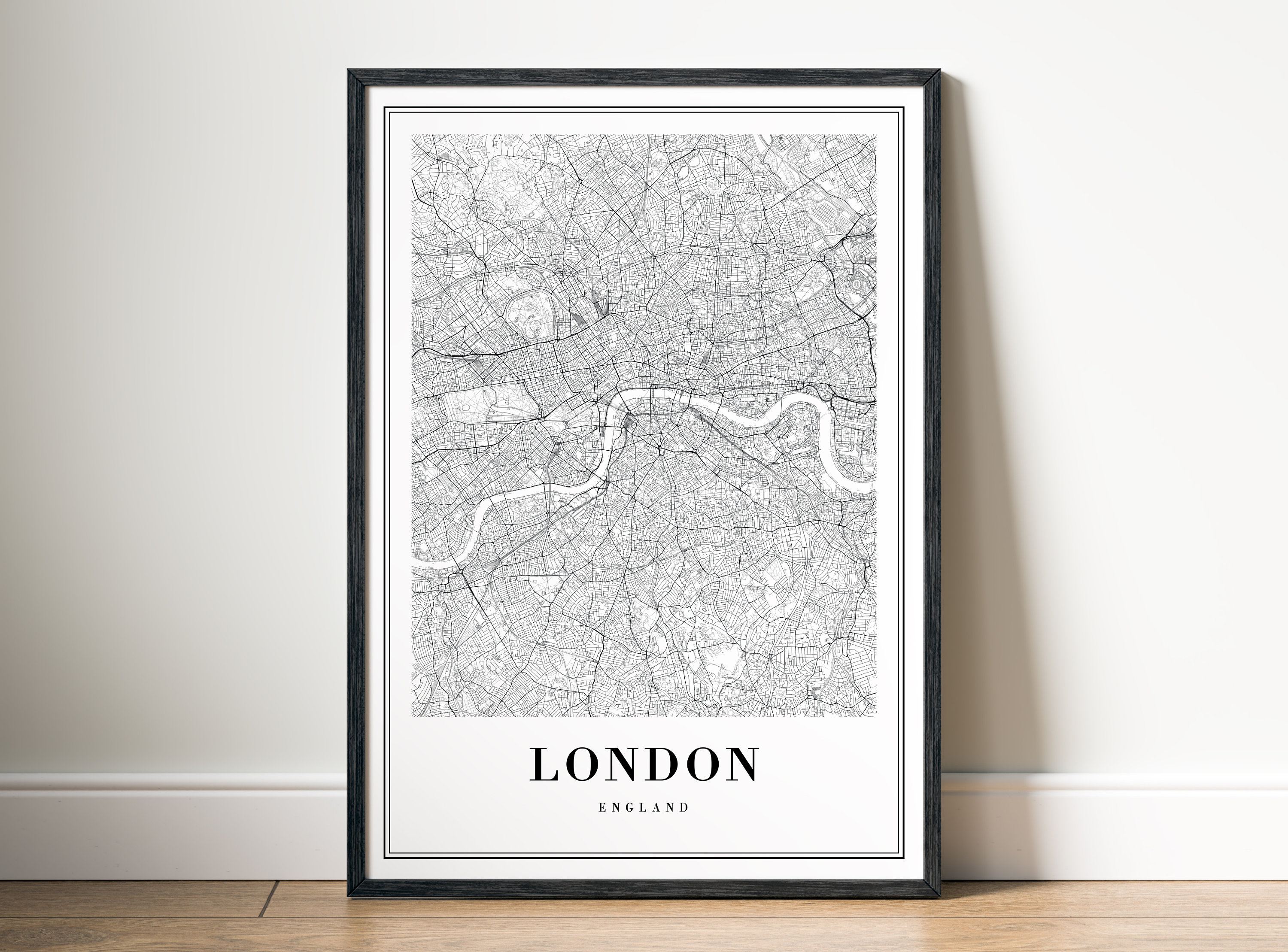 Printable Maps London Black And White