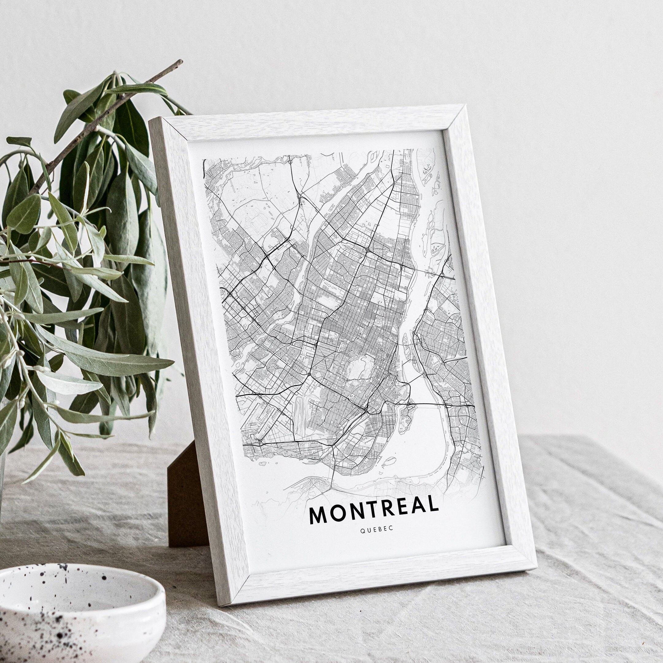 Montreal Map Print, Montreal Map Poster, Download Printable Montreal ...
