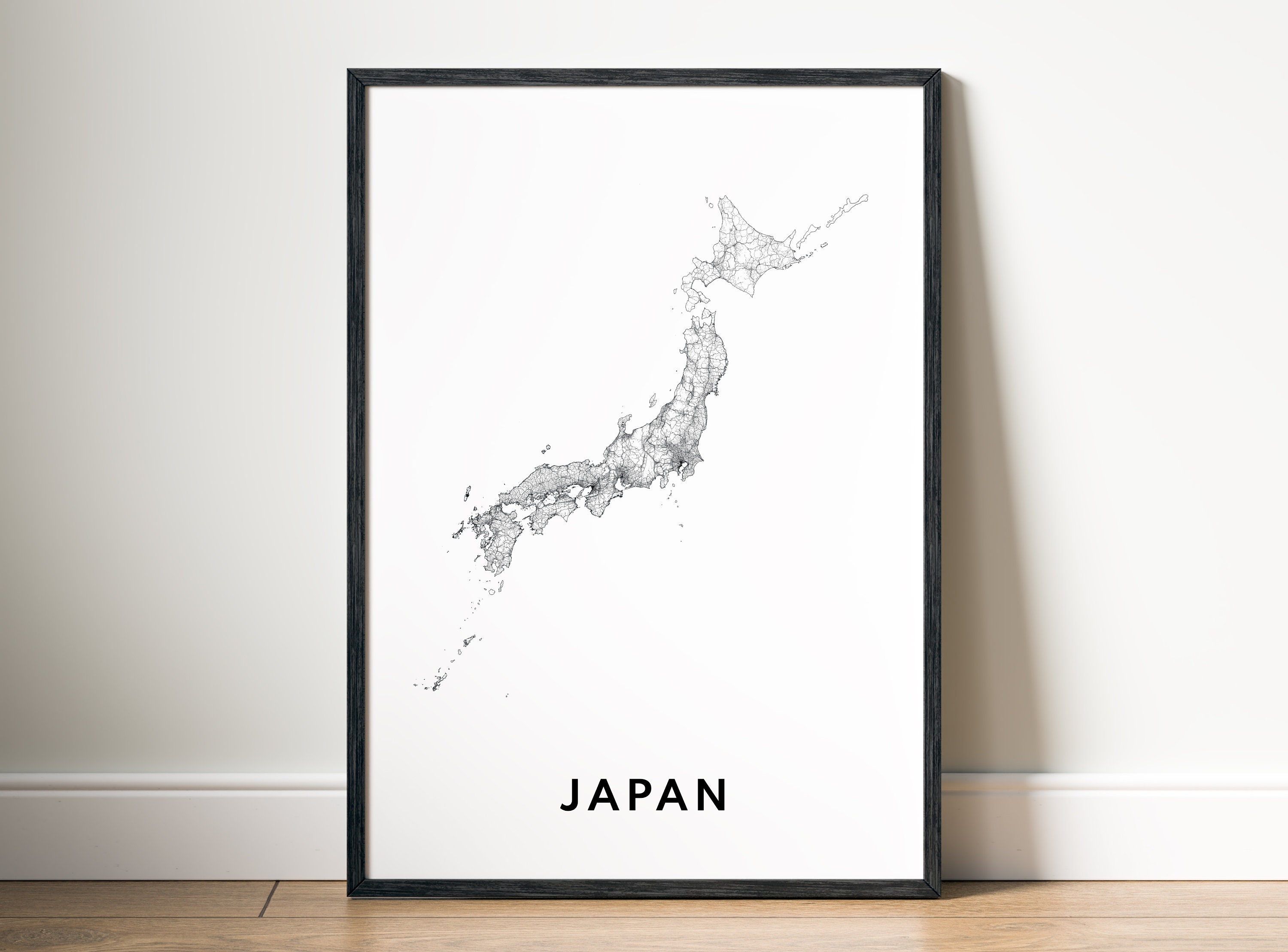 Japan Map Print Japan Map Poster - Il Fullxfull.5410717593 Gpy9 