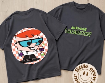 Children’s Dexter’s Laboratory T-Shirt, Short Sleeve, T-Shirt, TV, Nerd, Cartoon, Kid’s Graphic Tee, 90’s, Nostalgia