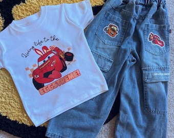 Children’s Cargo Denim Trousers Jeans, Denim  Trousers, Kid’s Branded Bottoms