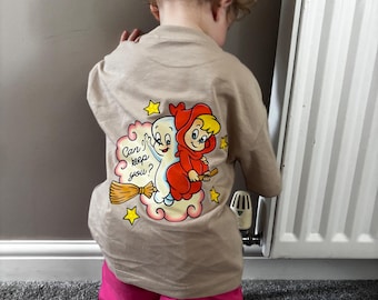 Casper T-shirt, Vriendelijk Spook, Mag ik je houden? Leuk unisex ontwerp voor Halloween, Spooky Season