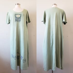 Vintage maxi dress size 1X dress for women plus size dresses with sleeves plus size vintage dress Coldwater Creek dress quirky dress vintage