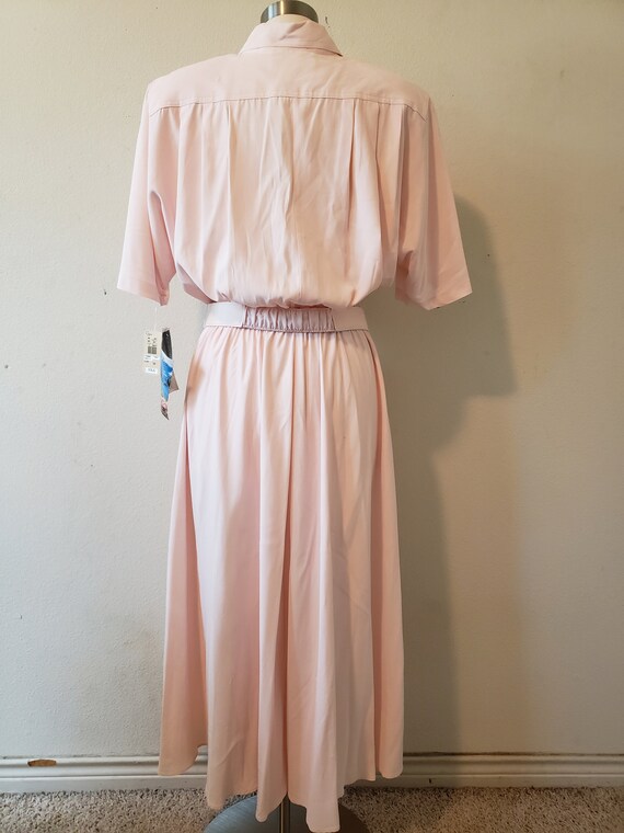 Pink Carol Anderson Maxi Dress, Vintage pale pink… - image 4