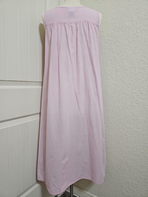 Pink vintage nightgown for women cotton nightgown… - image 6