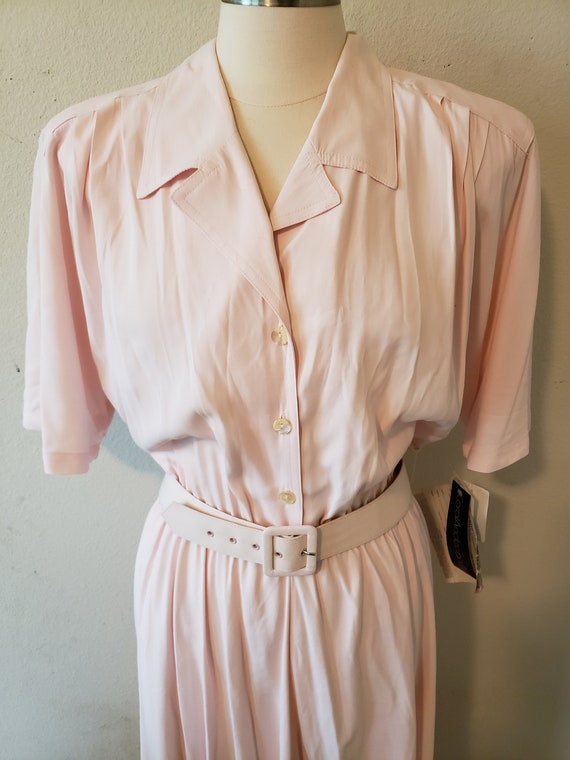 Pink Carol Anderson Maxi Dress, Vintage pale pink… - image 3