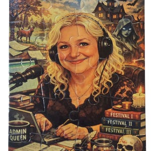 Custom 20 piece rectangle large piece puzzle