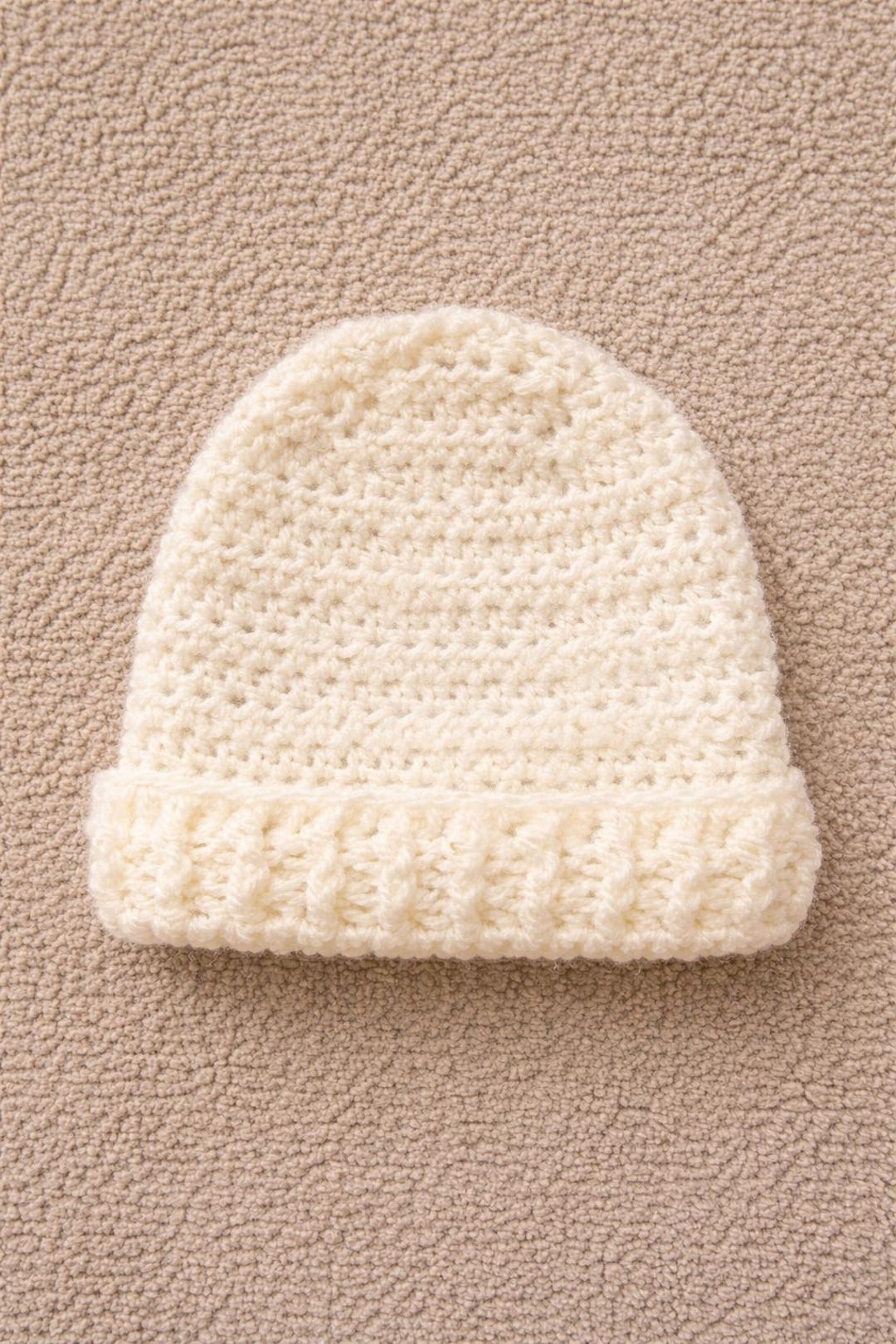 Baby Hat Crochet Pattern | Easy Beginner Beanie (digital PDF Download ...