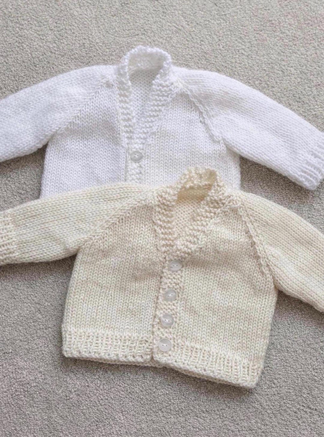 Gab Patterns Beginner Baby Cardigan Knitting Kit | Newborn DIY Yarn Project ...