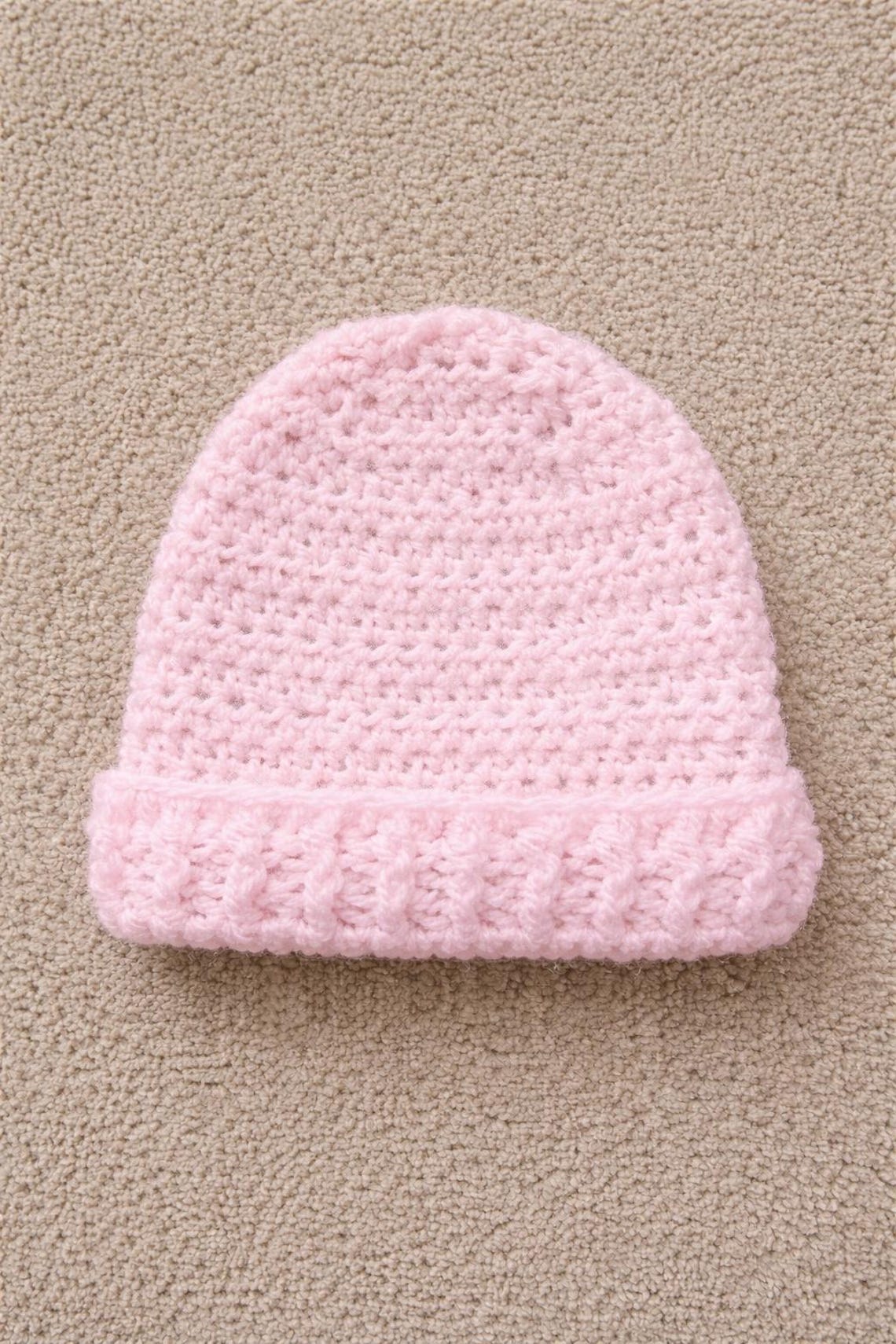 Baby Hat Crochet Pattern | Easy Beginner Beanie (digital PDF Download ...