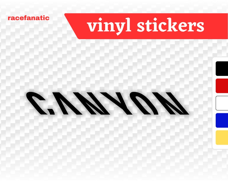 Canyon Décalcomanie / Autocollant Vinyle image 1