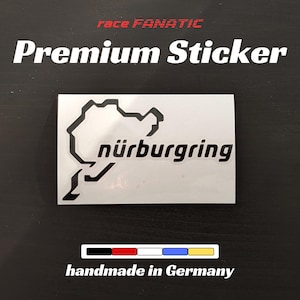 Nürburgring Vinyl Decal: Racing Circuit Sticker for Cars, Motorcycles & Motorsport Enthusiasts