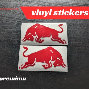  Stickers Decal Red Bull Gym Car Window Jet Ski 3 X 2.54 in. :  Automotive
