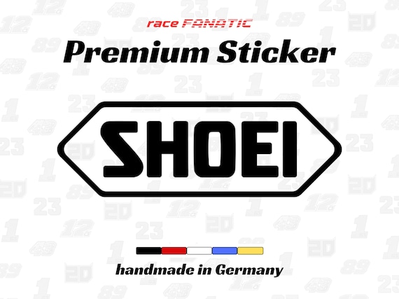 Shoei Motorcycle Helmet Vinyl Decal: Custom Sticker for Bikes