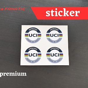 UCI label sticker / sticker bicycle image 1