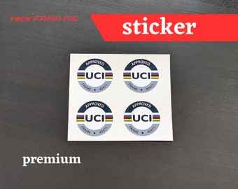 UCI labelsticker / sticker fiets