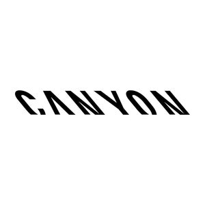 Canyon Décalcomanie / Autocollant Vinyle Noir