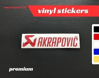 Akrapovic Exhaust Motorcycle Decal Sticker premium car vinyl
