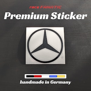 Adesivo in vinile con logo Mercedes-Benz: elegante emblema adesivo per auto, moto e altro ancora