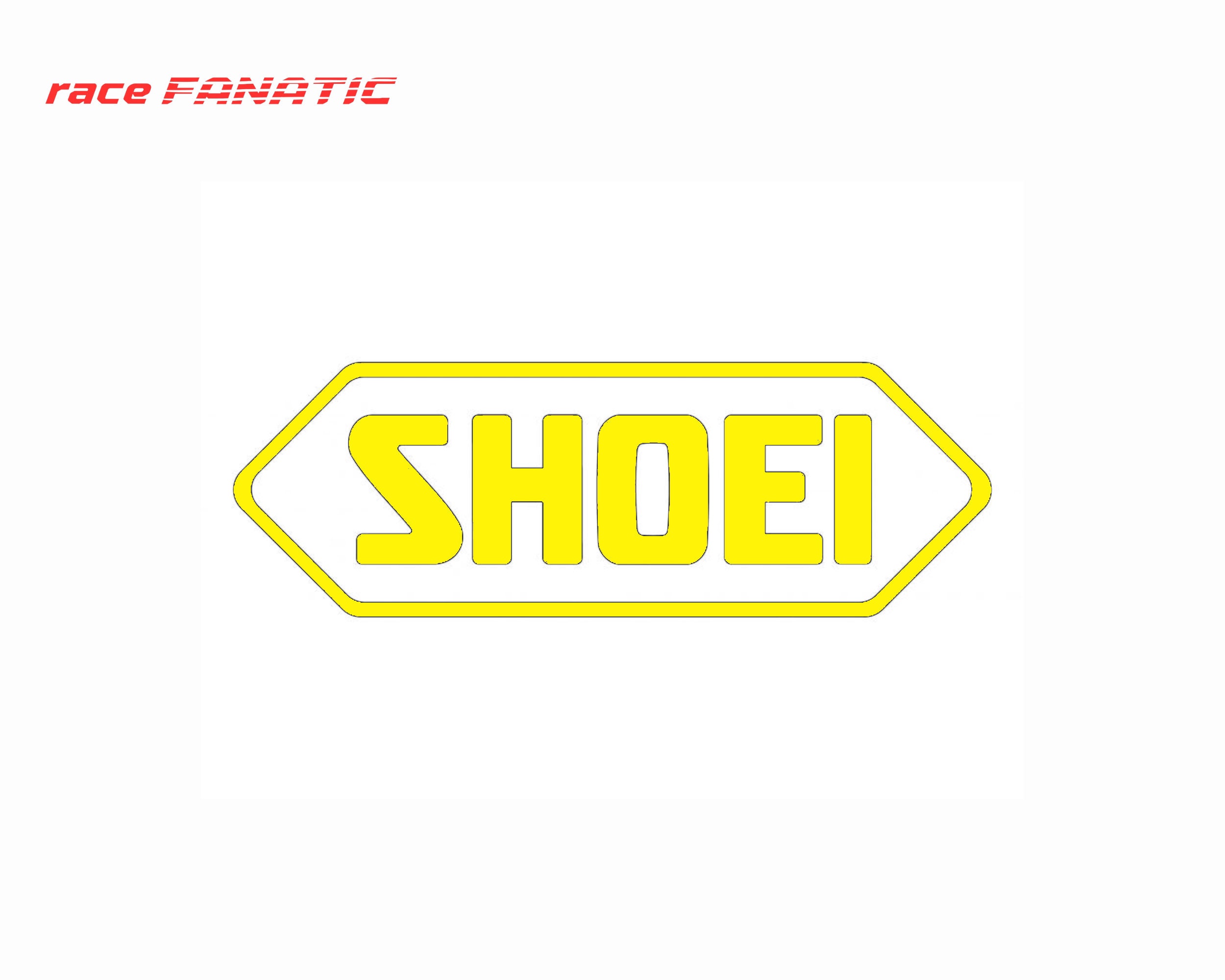 Shoei バイクヘルメット用ビニールデカール：バイク、車、レーシング
