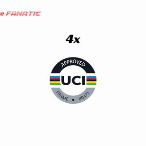 UCI label sticker / sticker bicycle image 3