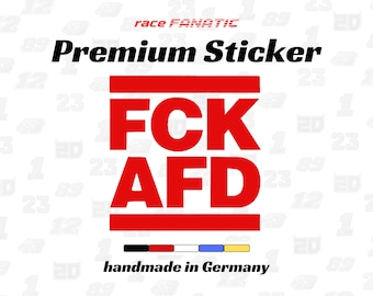 FCK AFD Protest Stickers – Political Statement Stickers, Demo & Car Vinyl