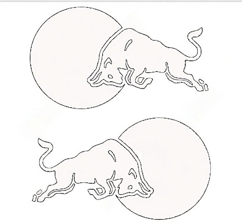 Red Bull Decal / Sticker Etsy