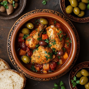 Moroccan Chicken Tagine Recipe | Traditional & Easy Printable Recipe
