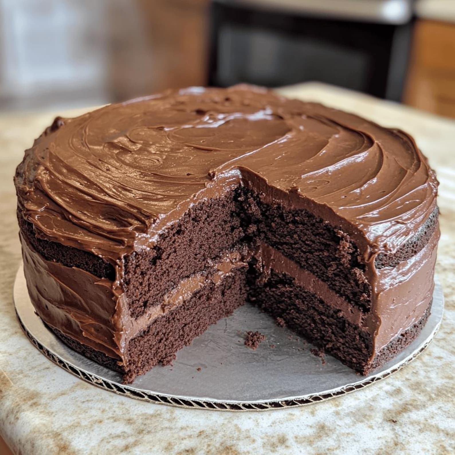 Classic Chocolate Cake Recipe – Printable | Moist &amp; Rich Chocolate ...