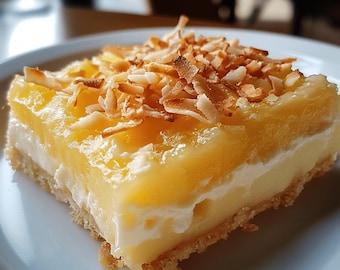 Pineapple Bliss Bars Recipe – Printable | Easy No-Bake Pineapple Dessert PDF