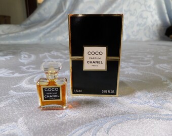 Miniature parfum " COCO" de Chanel    : EXTRAIT parfum , 1,5 ml impeccable et authentique