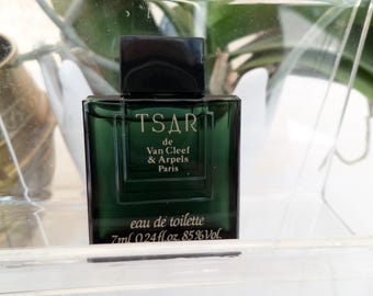 Miniature TSAR by Van Cleef and Arpels 7 ml, full but without box. Authentic and Vintage